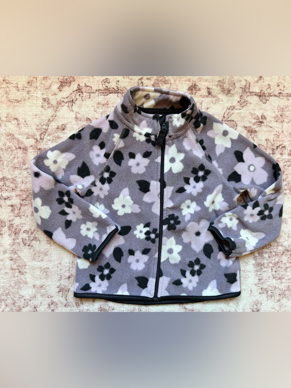 George Floral Fleece Jacket Size 4T